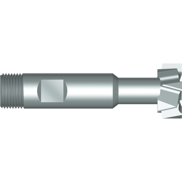 Fraise à rainure T HSCo avec queue weldon et filet de serrage DIN 851 N non traitée 6/8 dents type C800